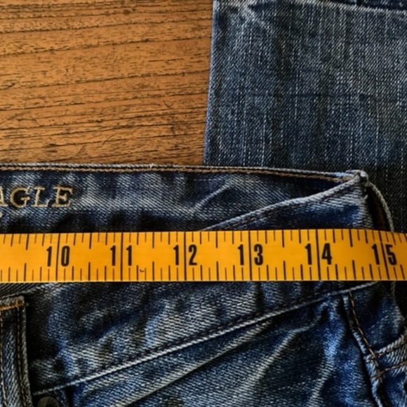 Women's American Eagle Distressed Embroidered Skinny Camera "Snap" Jeans 28 x 30 - Picture 8 of 16
